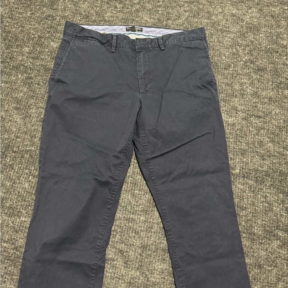 Banana Republic Navy Blue Men's Chinos